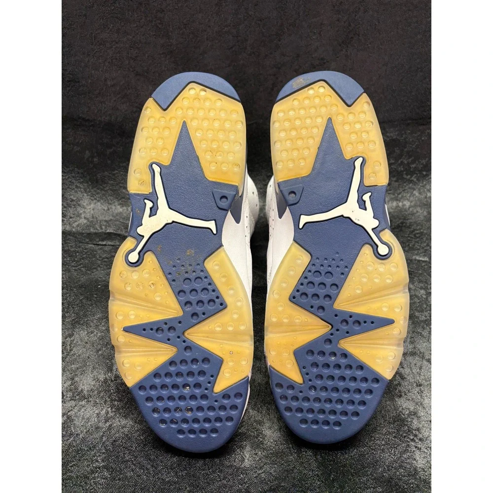 Air Jordan 6 Retro Midnight Navy 2022 White Blue Sneakers CT8529-141 Mens 11